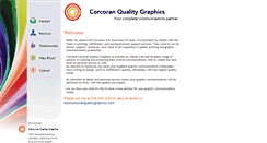 Desktop Screenshot of corcoranqualitygraphics.com